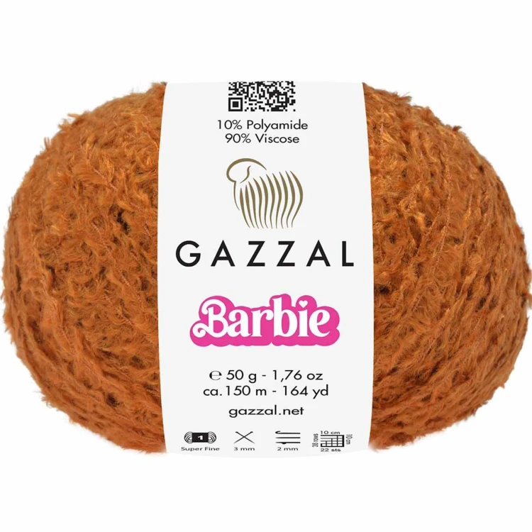 Włóczka Gazzal Barbie 10712 pomarańczowy