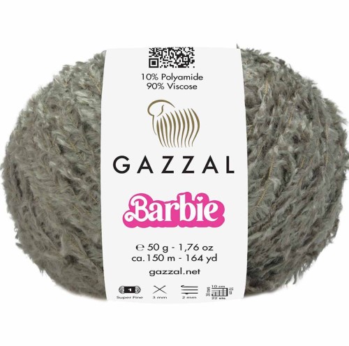 Włóczka Gazzal Barbie 10715 ciemna oliwka