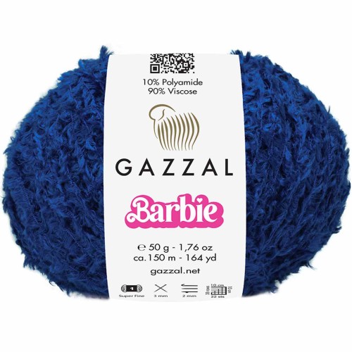 Włóczka Gazzal Barbie 10725 chabrowy