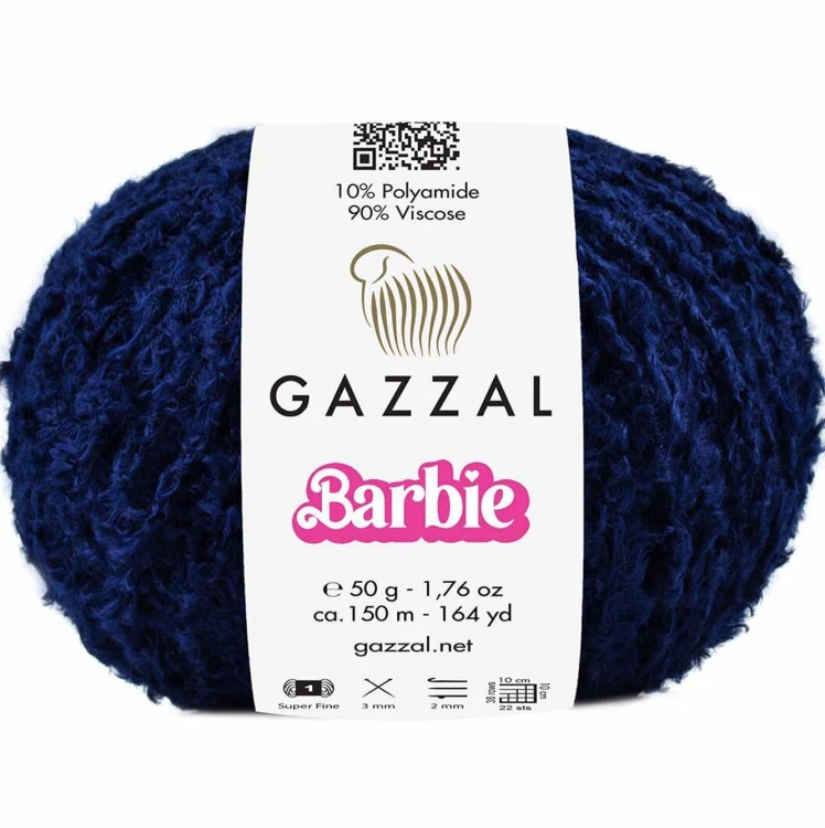 Włóczka Gazzal Barbie 10726 granatowy