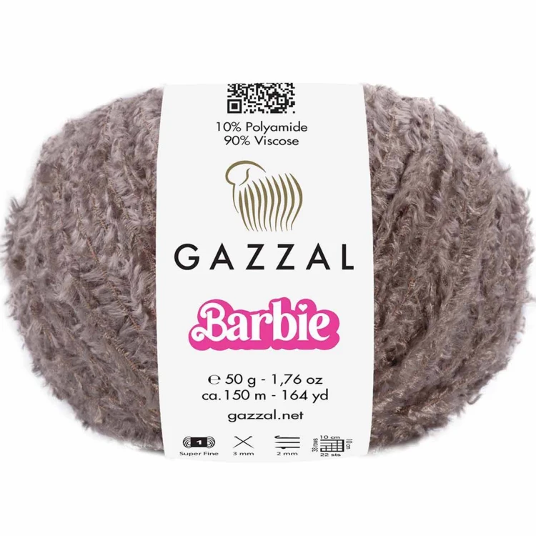 Włóczka Gazzal Barbie 10727 mokka