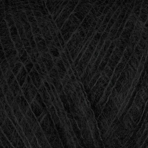 Włóczka Gazzal Super Kid Mohair 64409 czarny