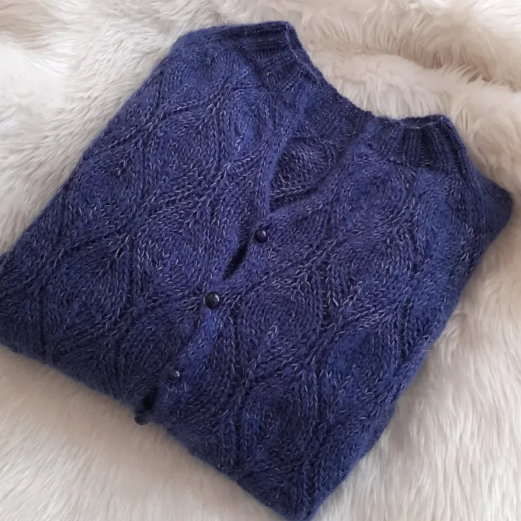 Włóczka Gazzal Super Kid Mohair 64417 granatowy