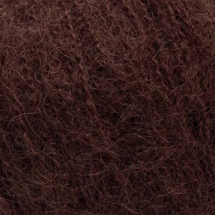 Włóczka Gazzal Super Kid Mohair 64426 ciemny brąz