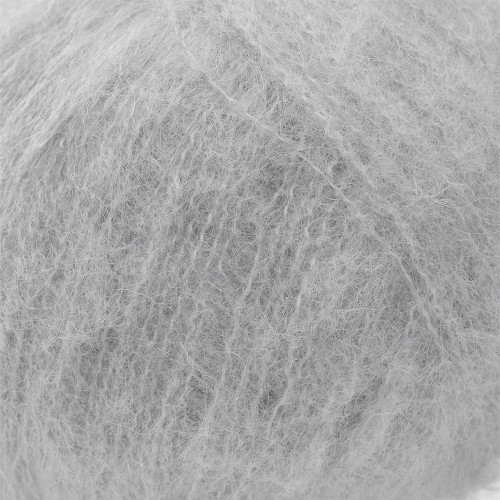 Włóczka Gazzal Super Kid Mohair 64435 jasny szary