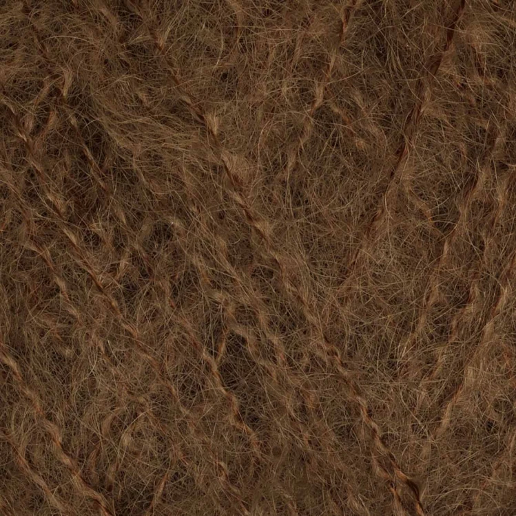 Włóczka Gazzal Super Kid Mohair 64401 jasny brąz