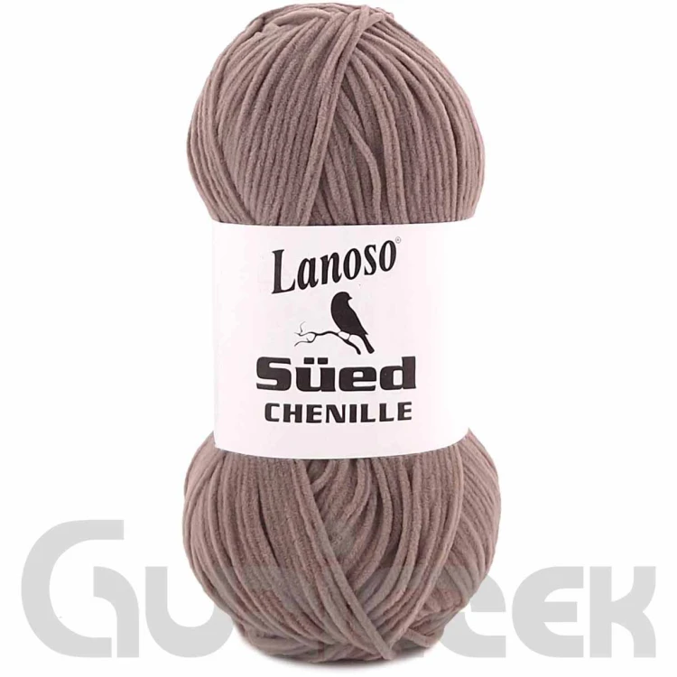 Włóczka Lanoso Sued Chenille 952 ciemny beżowy