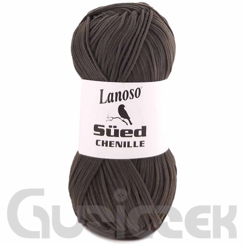 Włóczka Lanoso Sued Chenille 963 grafitowy