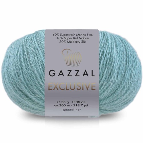 Włóczka Gazzal Exclusive 9934 turkusowy