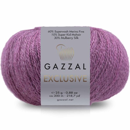 Włóczka Gazzal Exclusive 9941 wrzosowy