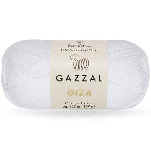 Włóczka Gazzal Giza 2450 biały