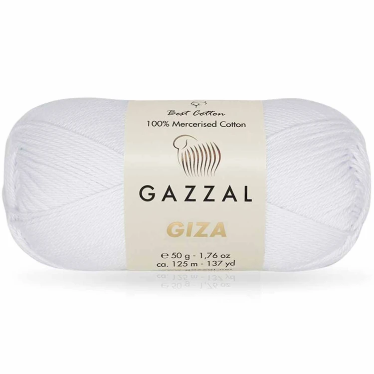 Włóczka Gazzal Giza 2450 biały