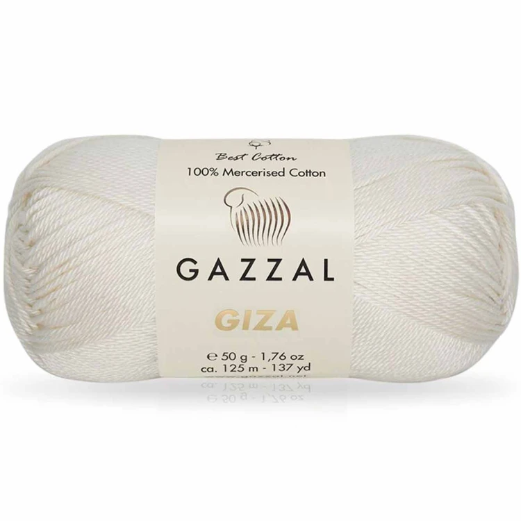 Włóczka Gazzal Giza 2451 kremowy