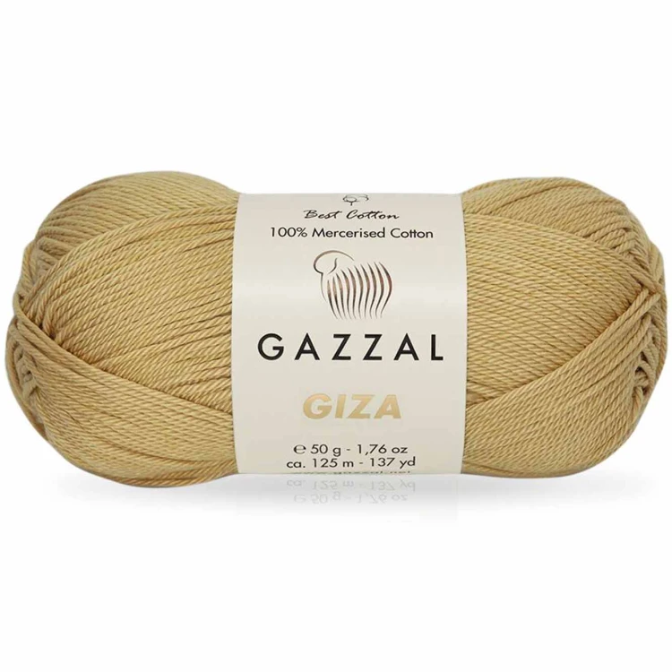 Włóczka Gazzal Giza 2452 ciepły beżowy