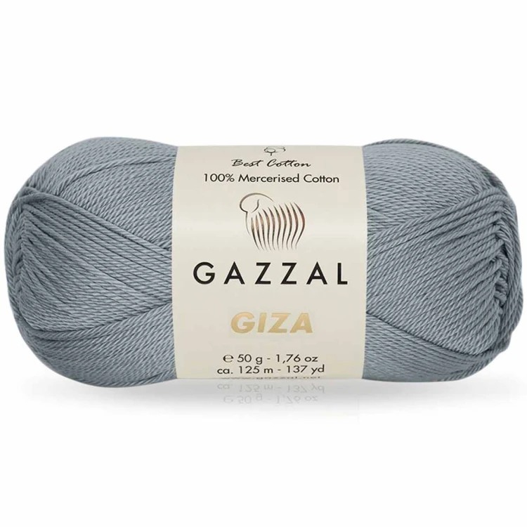 Włóczka Gazzal Giza 2454 szary