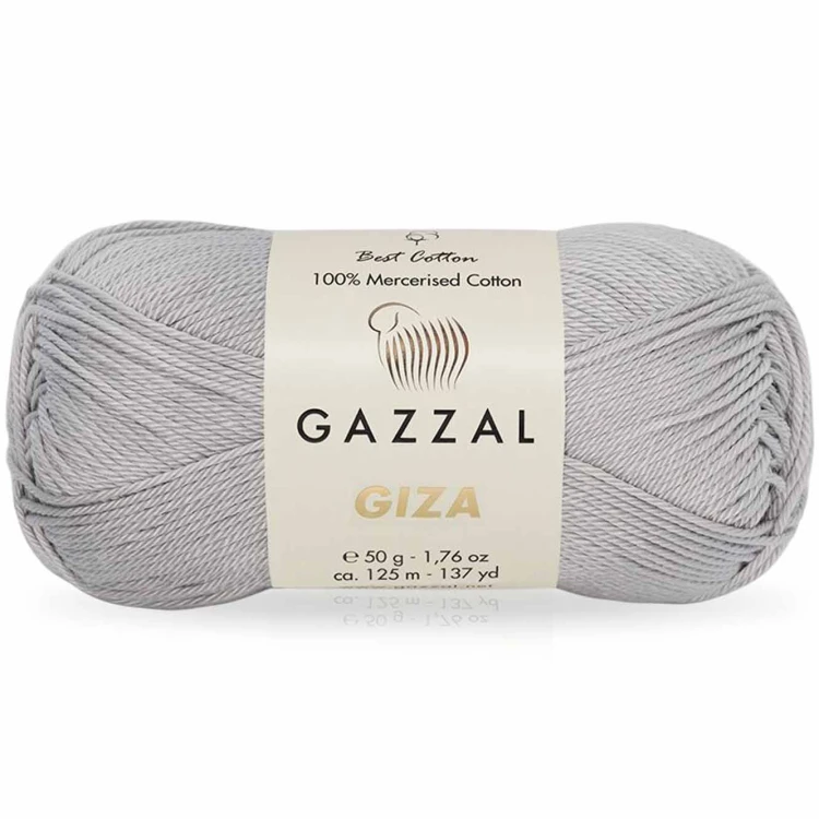 Włóczka Gazzal Giza 2456 popielaty