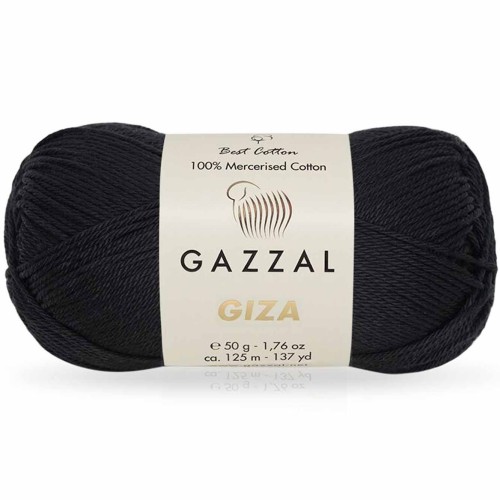 Włóczka Gazzal Giza 2457 czarny