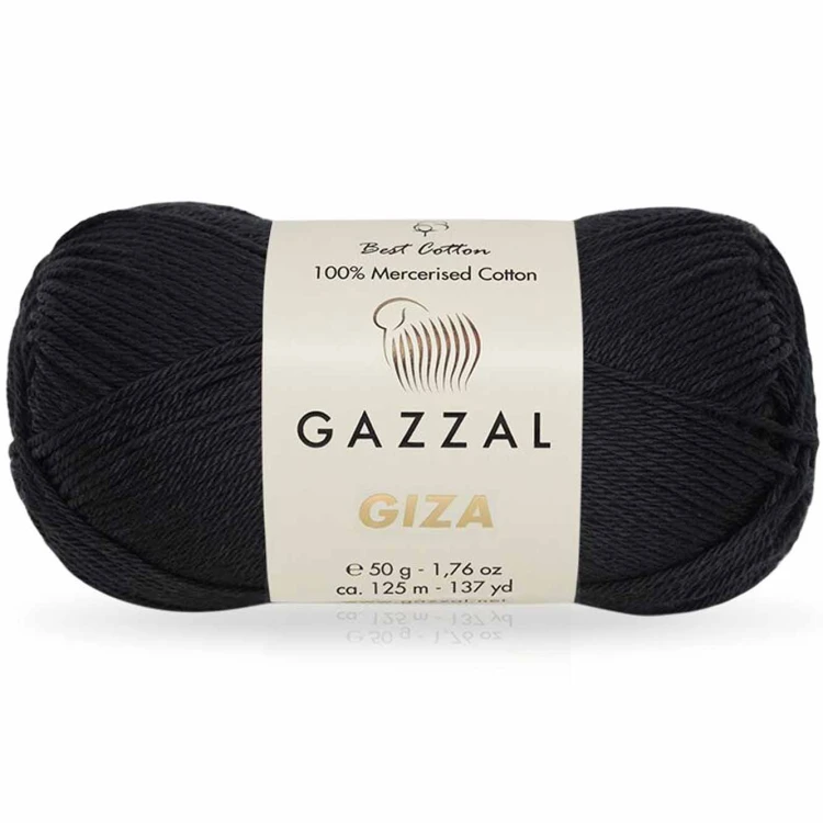 Włóczka Gazzal Giza 2457 czarny