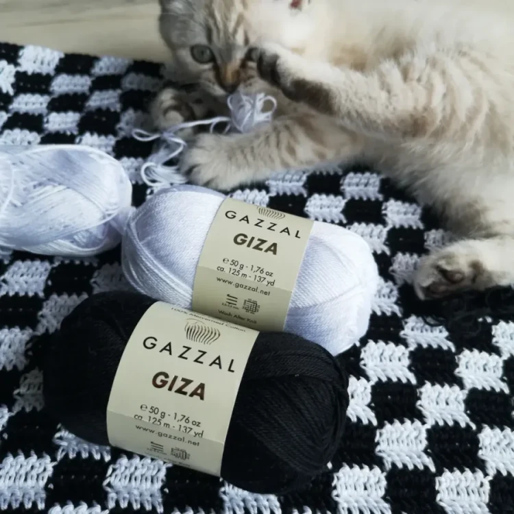 Włóczka Gazzal Giza 2457 czarny