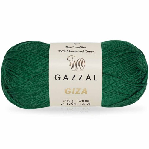 Włóczka Gazzal Giza 2461 butelkowa zieleń