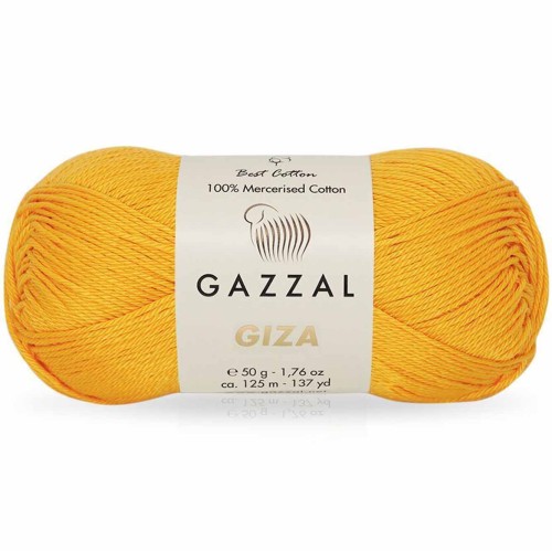 Włóczka Gazzal Giza 2464 żółty