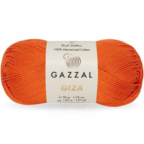 Włóczka Gazzal Giza 2465 pomarańczowy