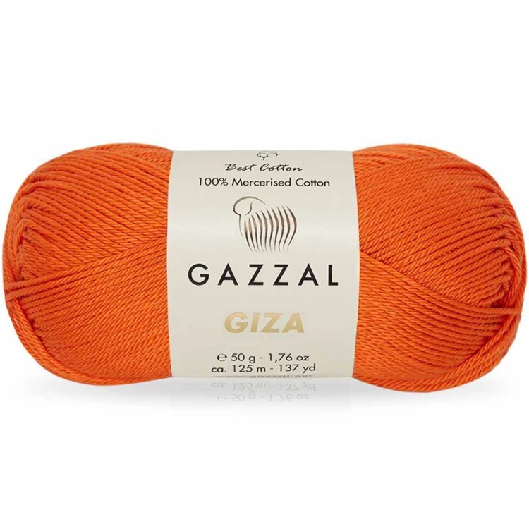 Włóczka Gazzal Giza 2465 pomarańczowy