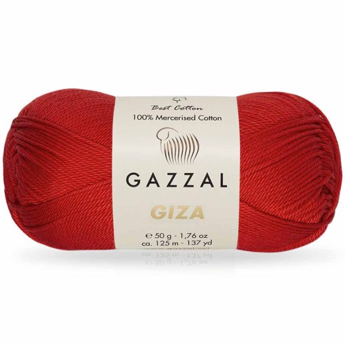 Włóczka Gazzal Giza 2466 czerwony