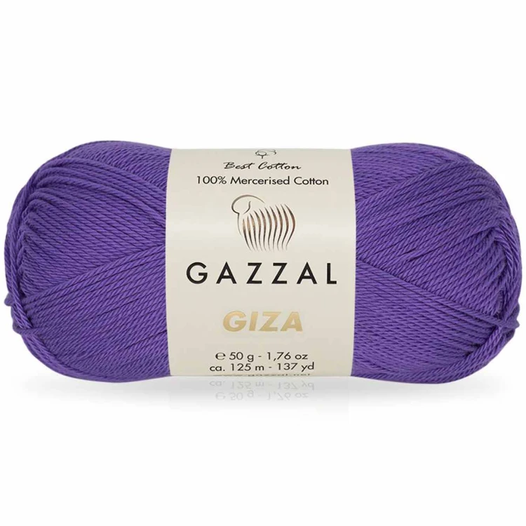 Włóczka Gazzal Giza 2468 fioletowy