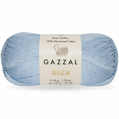 Włóczka Gazzal Giza 2474 jasny niebieski