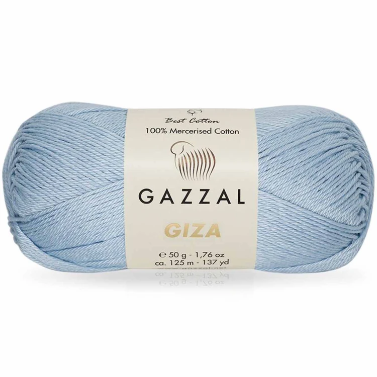 Włóczka Gazzal Giza 2474 jasny niebieski