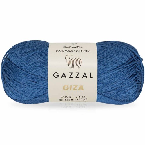 Włóczka Gazzal Giza 2475 ciemny niebieski