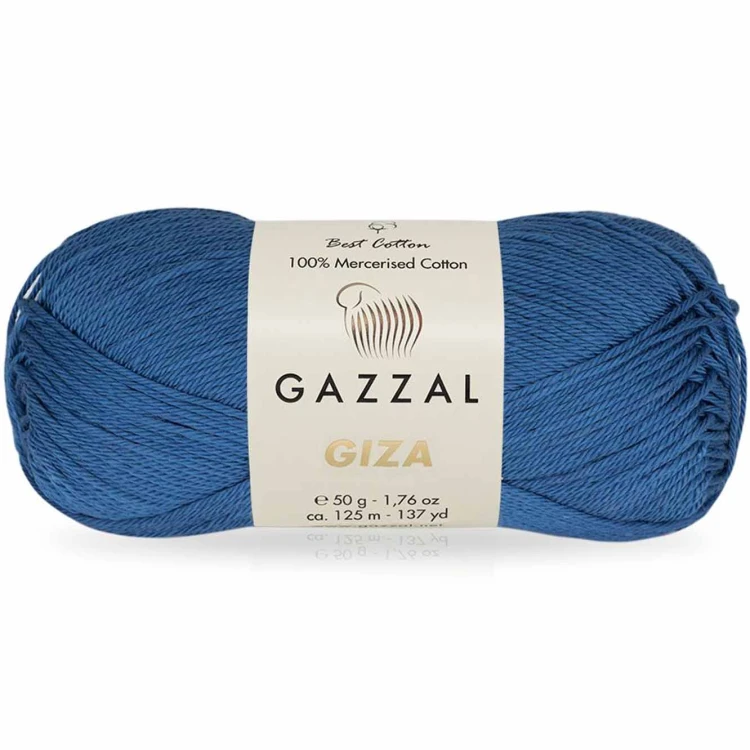 Włóczka Gazzal Giza 2475 ciemny niebieski