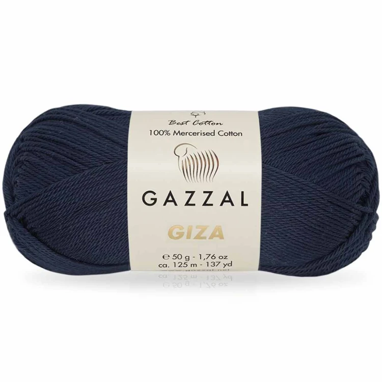 Włóczka Gazzal Giza 2476 granatowy