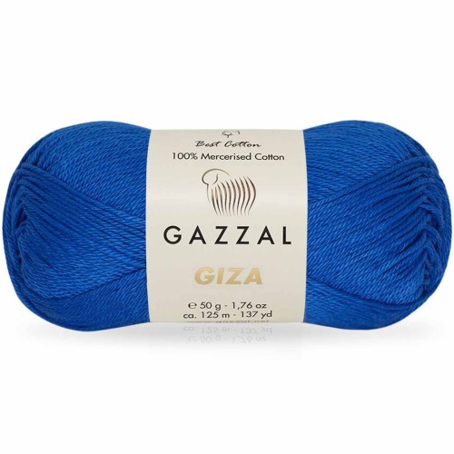 Włóczka Gazzal Giza 2477 kobaltowy