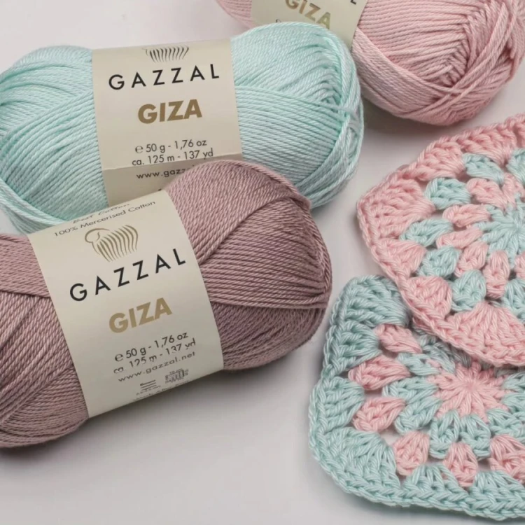 Włóczka Gazzal Giza 2482 jasny miętowy