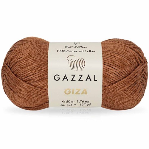 Włóczka Gazzal Giza 2484 cynamonowy