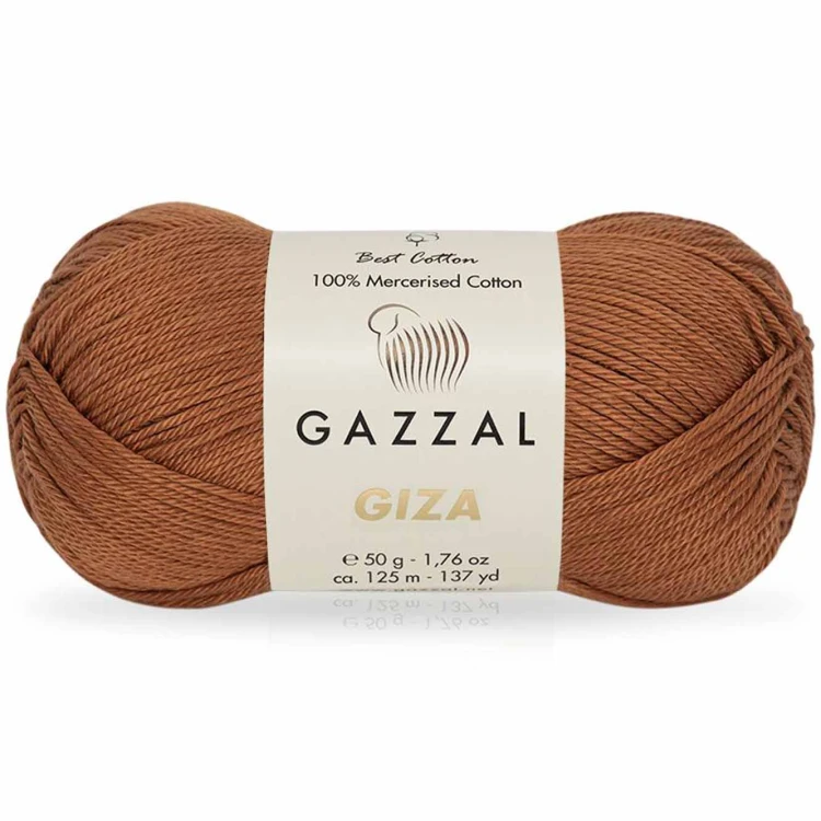 Włóczka Gazzal Giza 2484 cynamonowy