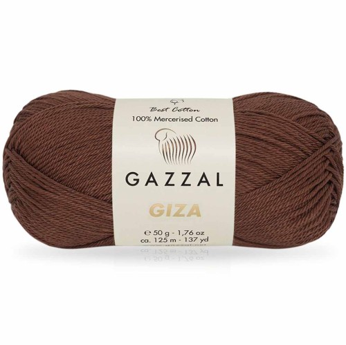 Włóczka Gazzal Giza 2485 brązowy