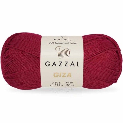 Włóczka Gazzal Giza 2487 wiśniowy