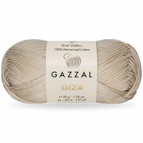 Włóczka Gazzal Giza 2489 jasny beżowy