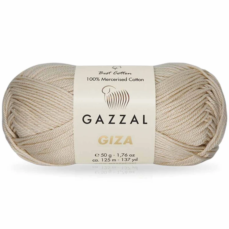 Włóczka Gazzal Giza 2489 jasny beżowy
