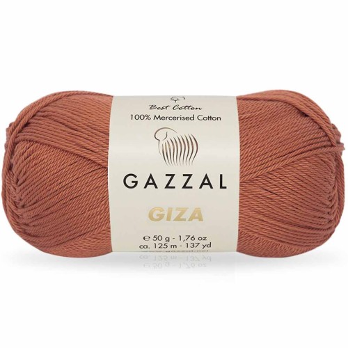 Włóczka Gazzal Giza 2490 terakota