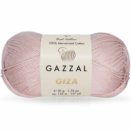 Włóczka Gazzal Giza 2491 pudrowy róż