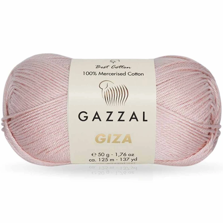 Włóczka Gazzal Giza 2491 pudrowy róż