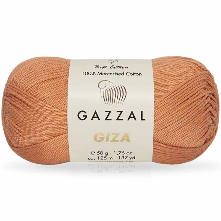 Włóczka Gazzal Giza 2493 morelowy