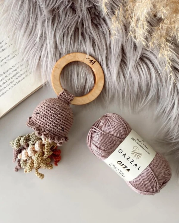 Włóczka Gazzal Giza 2495 mokka