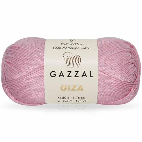 Włóczka Gazzal Giza 2496 jasny różowy