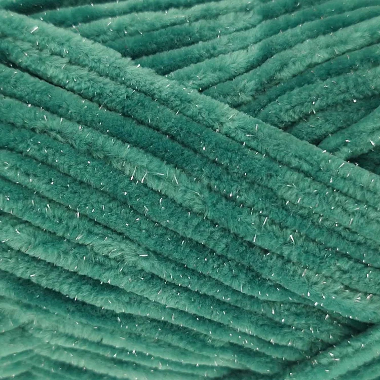 Włóczka Luna Art Baby Fox Glitter 820-26 zielony