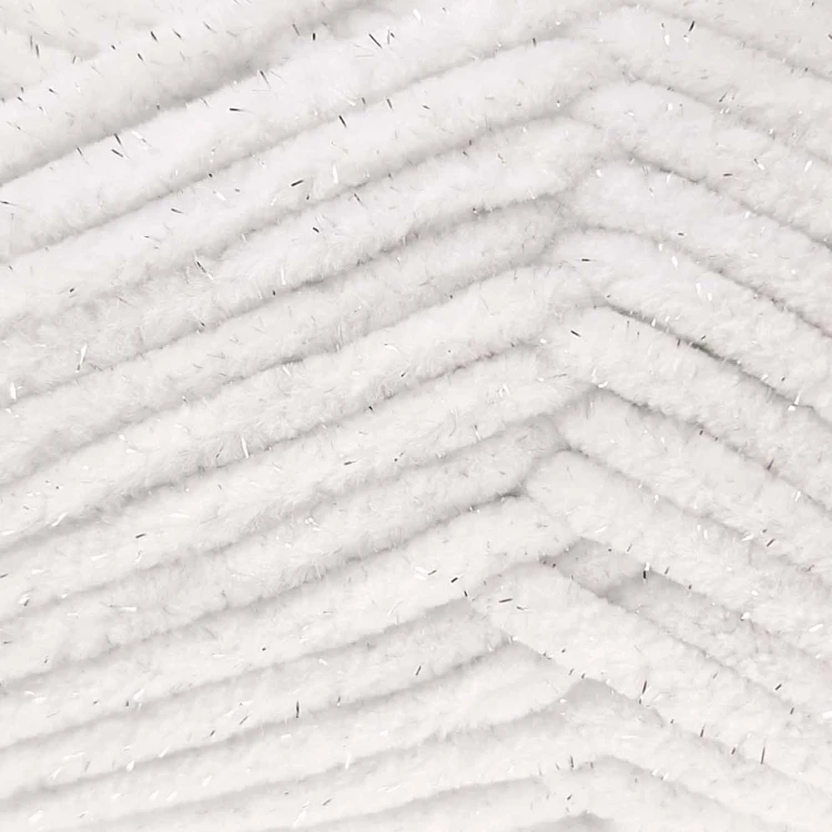 Włóczka Luna Art Baby Fox Glitter 820-01 biały